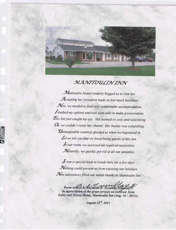 Manitoulin Inn Mindemoya ภายนอก รูปภาพ
